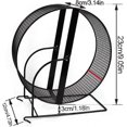 thumbnail image 2 of Roue de Hamster en Métal avec Support, Roue de Hamster Silencieuse pour Course, Facile à Utiliser, 2 of 5
