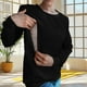 thumbnail image 2 of Camisetas para mujer,Sudadera con capucha de lactancia para mujer, manga larga con cremallera, mezcla de poliéster, cuello redondo informal para uso doméstico, sopatenor, 2 of 9