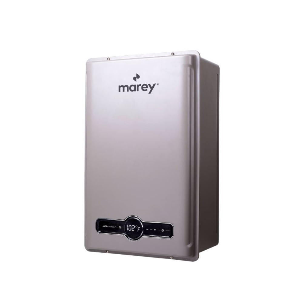 Marey GA30LP 30 Litre 199000 BTUs Liquid Propane Gas Indoor Tankless Water Heater, 8.5 gal per Minute