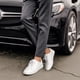 thumbnail image 5 of Zapatillas casuales de vestir para hombre Bruno Marc blancas talla 6.5, 5 of 9