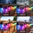 thumbnail image 6 of BDEKIL 300FT RGB+IC LED Outdoor String Lights, Color Changing with Chasing Effects, Waterproof, Dimmable, Shatterproof Bulbs, 6 of 8