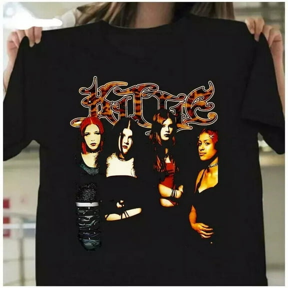 Kittie Band Music For Lovers Black T-Shirt Cotton All Size