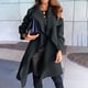thumbnail image 2 of Abrigo de tela de lana con solapa de otoño e invierno para mujer, gabardina, abrigo largo, prendas de vestir Fridja  nalpqowj5100, 2 of 7