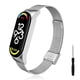 thumbnail image 1 of Pulseras de repuesto compatibles con Xiaomi Band 7 correas de Metal correas de acero inoxidable impermeables fáciles de instalar con herramientas, 1 of 5