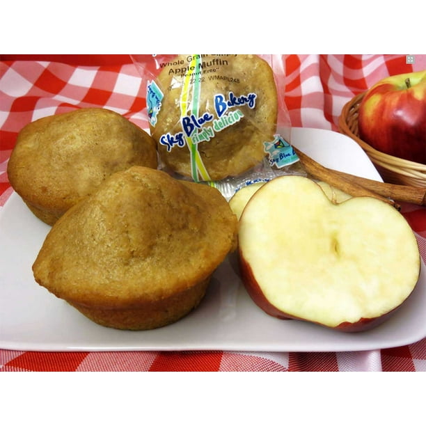 Sky Blue Foods Whole Grain Simply Apple Mini Muffin, 1.6 Ounce 96