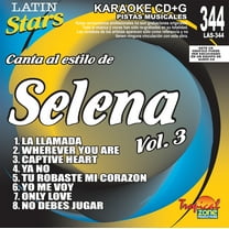 Karaoke Latin Stars 344  Selena Vol. 3