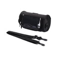 thumbnail image 3 of Bolsa enrollable para manillar de bicicleta con correa para el hombro, resistente a la lluvia y con pantalla táctil. Negro, 3 of 9