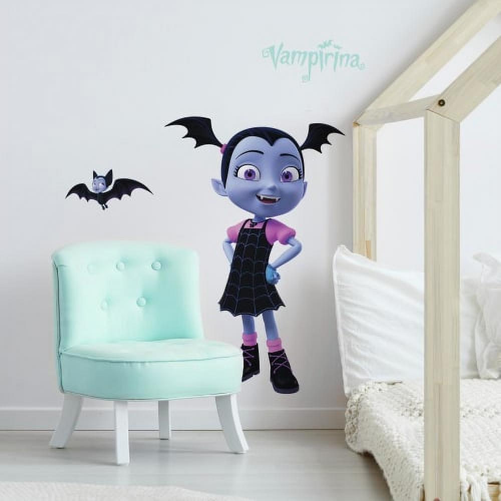 RoomMates Disney Vampirina Purple Peel and Stick Giant Wall Decals 24.22 inches x 37.13 inches