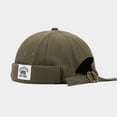 thumbnail image 2 of Yuanlong Unisex Skull Cap Print Brimless Round Top Adjustable Hat Solid Color Stylish Outdoor Activities Sun Hat, 2 of 3