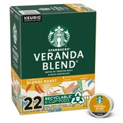 Starbucks Veranda Blend, Blonde Roast K-Cup Coffee Pods, 22 Count K Cups