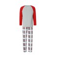 thumbnail image 4 of ITFABS Christmas Family Pajamas Set, Letter Print Tops+Trousers/Romper, 4 of 9