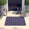 thumbnail image 2 of Purple Gothic Bat Pattern Flannel Non Slip Door Rugs,Washable Door Mats Indoor,Decorative Door Mats,Dirt-Resistant and Absorbent Doormat for Entrance,Bedroom,Kitchen,Bathroom,23.5x16in(60x40cm), 2 of 5