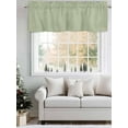 thumbnail image 5 of Valances for Windows Vintage Linen Rod Pocket Cafe Window Treatments Valance Curtains for Kitchen Bathroom Laundry Basement Windows 60"x18", 5 of 9