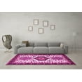 thumbnail image 3 of Ahgly Company Indoor Square Persian Pink Traditional Area Rugs, 3' Square, 3 of 4