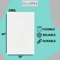 thumbnail image 2 of 2Mil Clear Flat Open Top Poly Bags LDPE Packaging - 30"X40" & (50 Bags), 2 of 6