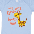 thumbnail image 4 of Inktastic My Grandpa Loves Me Cute Giraffe Boys or Girls Baby Bodysuit, 4 of 5