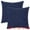 Dark Blue/Green, variant on Unique Bargains 4 Pcs Modern Solid Throw Pillow Covers for Sofa 18" x 18" Yellow/Green