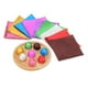 thumbnail image 2 of 4 paquetes de papel de estaño de colores Envasado de alimentos Envoltorios de papel de aluminio para dulces de té de chocolate (colores mezclados), 2 of 8