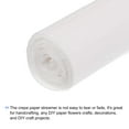 thumbnail image 3 of Unique Bargains Crepe Paper Roll 8.2ft Long 10 Inch Wide for Wedding Ceremony Various Large Festivals Decoration,White, 3 of 6