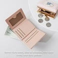 thumbnail image 4 of Wallet Women, Small Cute Cat Trifold Wallets Woman, Ladies Wallet with Heart Shaped Kiss-lock Coin Purse Pouch with ID Window for Card Cash Change, 4 of 8