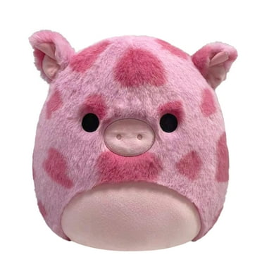 Squishmallows FuzzAMallow Official 12 inch Gwendle the Pink Spotted Pig  - Child's Ultra Soft Plush Toy
