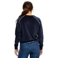 thumbnail image 2 of US Blanks US538 Ladies Velour Long Sleeve Crop T-Shirt, 2 of 3