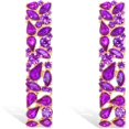 thumbnail image 1 of XINQIHANG Golden/Silver Raised Design Statement Earrings, 1 of 6