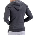 thumbnail image 3 of Sudadera Deportiva para Hombre Everlast con Capucha y Cierre Talla Mediana Gris, 3 of 4