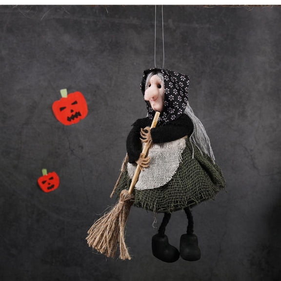 Handmade Kitchen Witch Doll, Vintage Cloth Folk Art Figurine, Kitchen Witch Home Decor, Whimsical Halloween Tabletop Ornament, Unique Gift for Cooking Lovers Mom or Friend