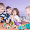 thumbnail image 5 of BESTSKY Easter Hide&Squeak Dinosaur Eggs Sorting&Matching Learning Toys for Toddlers Kids Boys Girls Easter Basket Stuffers Gifts Party Favors, 5 of 7