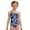 Blue, variant on XEGLSBU Girls Swimsuit Size 7 Tankini Children's Swimming Suit for Beach Swimsuit Adjustable Girls' Swimsuit 6 14 Years Blue Size 7-8 Years