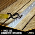 thumbnail image 4 of US Cargo Control Flanged L-Track, 8 Ft Aluminum L Track Rail for Recessed Installation for  Versatile Trailer Tie Down Track in Enclosed Trailers, Utility Trailers or Truck Beds, 4 of 7