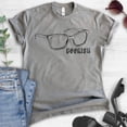 thumbnail image 2 of Bookish T-shirt, Unisex Women's Men's Shirt, Glasses T-shirt, Reading T-shirt, Hipster Tee, Book Lover Tee, Dark Heather Gray, Medium, 2 of 6