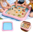 thumbnail image 1 of Creatine Inflatable Sandbox Pool PVC Inflatable Purpose Sand Game Easy To Inflate And Deflate Portable Summer Beach Backyard, 1 of 6