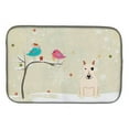 thumbnail image 6 of Christmas Presents between Friends Bull Terrier Red Dish Drying Mat, 6 of 6