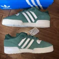 thumbnail image 3 of Ad-id-as Men’s Rivalry Low “Collegiate Green” Casual Sneakers NIB size 9.5, 3 of 6