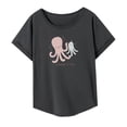 thumbnail image 4 of Camiseta De Manga Corta Suave Para Mujer Para Acampar Vacaciones Oficina M, 4 of 8