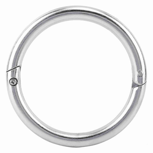 Anillo nasal de acero inoxidable para ganado vacuno, toro y vaca, accesorio para cría (L)