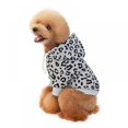 thumbnail image 5 of Promotion Clearance! Thicken Pet Dog Clothes Winter Warm Dog Pet Clothing Hoodies Puppy Leopard Pattern Fleece Coat Jacket for Small Medium Dogs Black S-XXL, 5 of 6
