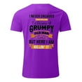 thumbnail image 5 of Sngxgn Men's Fit Short Sleeve Crew T-Shirt(Purple,XXXL), 5 of 6