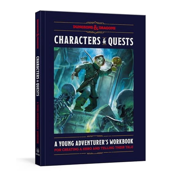 Pre-Owned Characters and Quests: A Young Adventurer's Workbook for Creating a Hero and Telling Their Tale (Dungeons & Dragons) (Dungeons & Dragons Young Adventurer's Guides) Hardcover