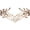 White Diamond, variant on Hfppkn Red Rhinestone Vintage Leaf Headband Goddess Style Tiara for Weddings Events 17cm
