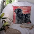 thumbnail image 3 of Carolines Treasures BB9747PW1414 Giant Schnauzer Love Fabric Decorative Pillow  14Hx14W multicolor, 3 of 4
