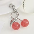 thumbnail image 6 of MODANU Cherry Bag Charm, Cherry Bag Charm Purse Charms Keychain- Car Cherry Accessories keychian, Christmas Valentine Bag Gifts for Women, Silver, 6 of 8