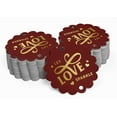 thumbnail image 2 of Inkdotpot Pack Of 50 Real Gold Foil Paper Tags Let Love Sparkle Wedding Favor Hang Tags, 2 of 7