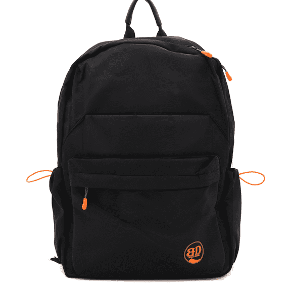 Black Dune Unisex Laptop USB Pockets Backpack, Black