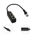 thumbnail image 2 of RJ45 Ethernet Splitter Cable, vienon RJ45 Y Splitter Adapter 1 to 3 Port Ethernet Switch Adapter Cable for CAT 5 / CAT 6 LAN Ethernet Socket Connector Adapter Cat5 Cat6 Cable Adapter, 2 of 5