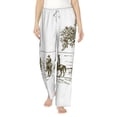 thumbnail image 2 of Lsque Cowboys Riding A Horse Near A Tree Print Women's Pajama Pants, Lounge Pant - Comfortable Home Wear,Elastic Waistband, Stylish Design-Small, 2 of 9