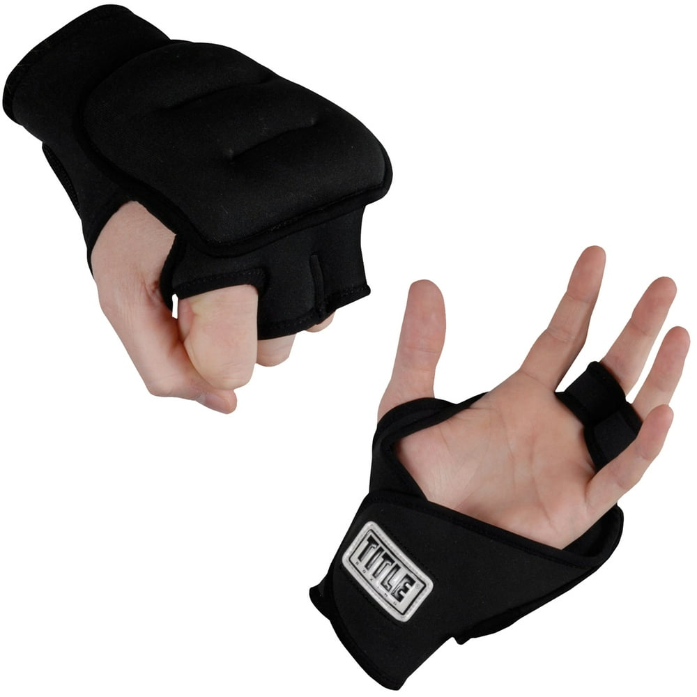 Title Weighted Gloves2 lb pair
