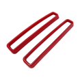 thumbnail image 4 of 2x embellecedor de rejilla frontal, rejilla de radiador confiable y fácil de instalar para Rojo, 4 of 8